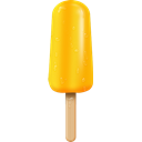 popsicle, Orange Gold icon