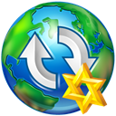 upload, star, world Black icon