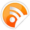 Orange, Rss Black icon