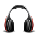 Headphones Black icon