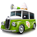 Ice, Cream Black icon