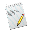 notepad Black icon