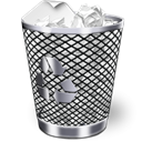 Bin, Full, recycle Black icon