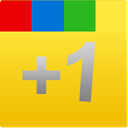 yellow, square, +1, Google+, plus, One, google Gold icon