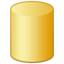 Database Khaki icon