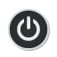 power, sticker, button DarkSlateGray icon