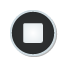 button, stop, sticker DarkSlateGray icon