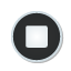 button, stop, sticker Icon