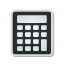 calculator, sticker DarkSlateGray icon