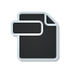 File, document, sticker Icon