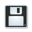 sticker, Floppy, Disk DarkSlateGray icon