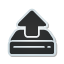 sticker, upload, drive, Hard DarkSlateGray icon