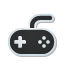 sticker, controller, Game Black icon