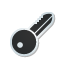 sticker, Key Black icon