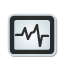 Oscilloscope, sticker DarkSlateGray icon