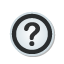 sticker, frame, question Black icon
