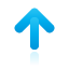 Blue, Up, Arrow Icon