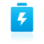 Blue, Battery Icon