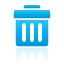 Blue, Bin DeepSkyBlue icon