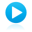 button, Blue, play DeepSkyBlue icon