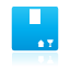 Blue, Box DeepSkyBlue icon