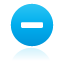 Blue, button, remove DeepSkyBlue icon