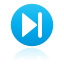 button, Blue, End DeepSkyBlue icon