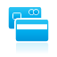 credit, Blue, Cards DeepSkyBlue icon