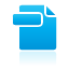 File, document, Blue DeepSkyBlue icon