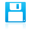 Blue, Disk, Floppy DeepSkyBlue icon