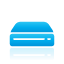 Blue, Hard, drive DeepSkyBlue icon