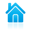 Home, Blue DeepSkyBlue icon