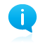 Balloon, Information, Blue DeepSkyBlue icon