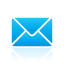 mail, Blue DeepSkyBlue icon