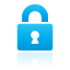 Lock, Blue DeepSkyBlue icon