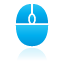 Mouse, Blue Icon