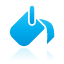 Bucket, Blue, paint DeepSkyBlue icon