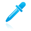 pipette, Blue Black icon