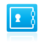 Blue, Safe Icon