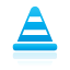 cone, Traffic, Blue DeepSkyBlue icon