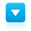 Down, toggle, Blue Icon