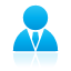 Blue, user DeepSkyBlue icon