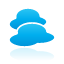 Clouds, weather, Blue DeepSkyBlue icon