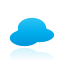 Cloud, weather, Blue DeepSkyBlue icon