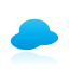 Cloud, weather, Blue Icon