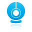 Blue, web, Cam DeepSkyBlue icon