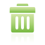 Bin, green Icon