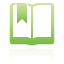 bookmark, green, Book, open Black icon