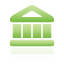 Bank, green Icon