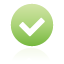 button, green, Check Black icon